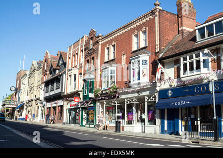 Maldon - High Streetview Essex England. Stockfoto