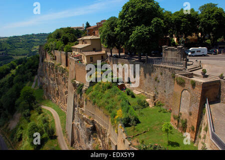 Orvieto, Wände, Provinz Terni, Umbrien, Italien Stockfoto