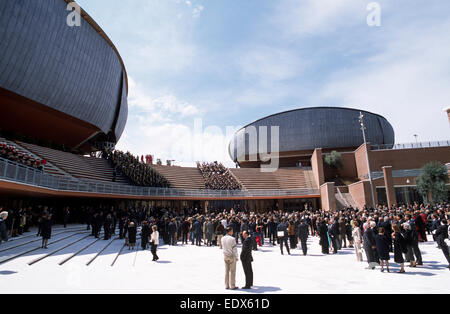 Italien, Rom, Auditorium Parco della Musica, Architekt Renzo Piano Stockfoto