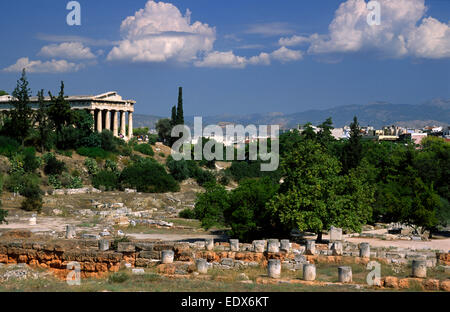 Griechenland, Athen, Agora Stockfoto