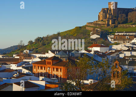 Aracena, Burg, Sierra de Aracena Y Picos de Aroche Huelva Provinz Stockfoto