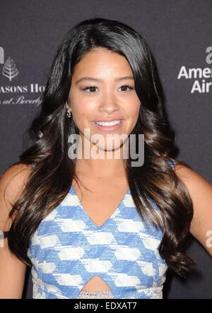 Gina Rodriquez im Ankunftsbereich für BAFTA LA 2015 Auszeichnungen Saison Tea Party, vier Jahreszeiten Los Angeles im Beverly Hills, Los Angeles, CA 10. Januar 2015. Foto von: Dee Cercone/Everett Collection Stockfoto