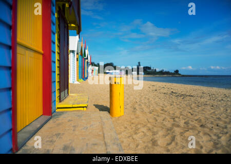 Baden-Box am Brighton beach-melbourne Stockfoto