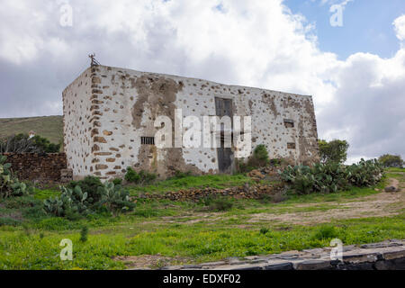 Ruine eines traditionellen Hauses in Betancuria Fuerteventura Kanarische Inseln Las Palmas Spanien Stockfoto