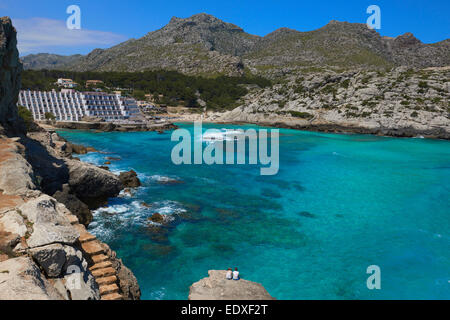 Balearen, Mallorca, Cala San Vicente, Cala Sant Vicenc, Mallorca, Pollenca, Formentor Cliffs, Stockfoto