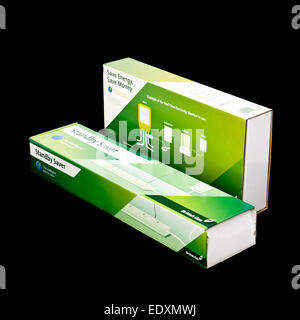 British Gas Smartmeter (Echtzeit-Strom-Monitor) und Standby Saver Stockfoto