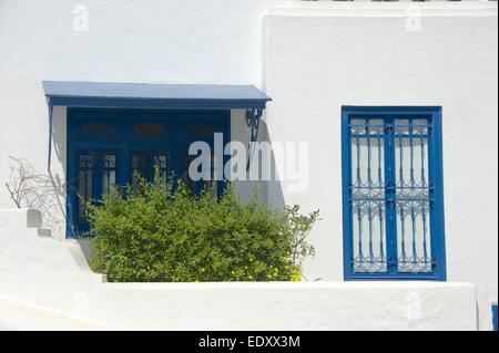 Architektonische Details an Sidi Bou Said, Tunis Stockfoto