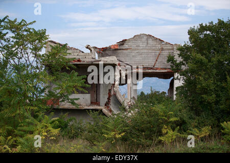 Balcan Krieg, Kroatien Ruinen Stockfoto