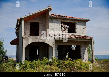 Balcan Krieg, Kroatien Ruinen Stockfoto