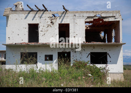 Balcan Krieg, Kroatien Ruinen Stockfoto