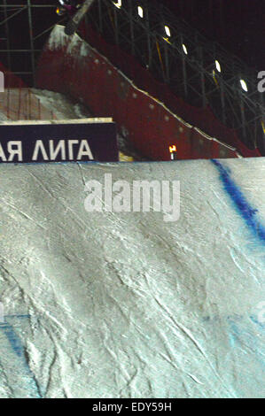 World Snowboard Tour GRAND PRIX DE RUSSIE Stockfoto