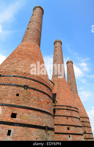 Kalk-Öfen, Zuiderzee Freilichtmuseum, See Ijssel, Enkhuizen, Nord-Holland, Niederlande, Europa Stockfoto