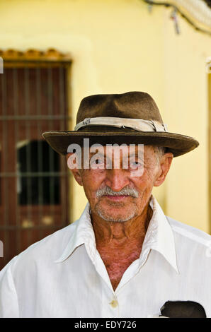 Kubanischer Cowboy in Trinidad, Kuba Stockfoto