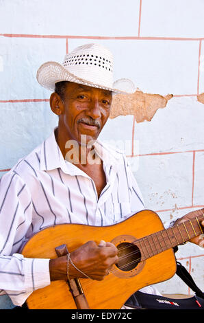 Kubanischer Cowboy in Trinidad, Kuba Stockfoto