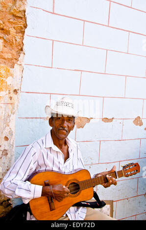 Kubanischer Cowboy in Trinidad, Kuba Stockfoto