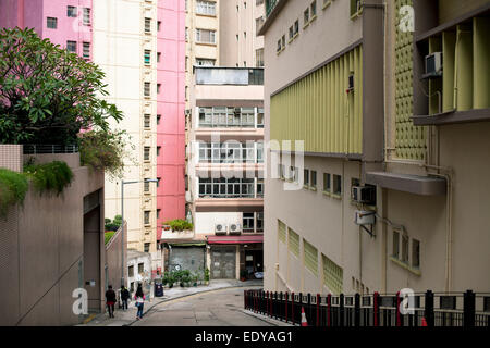 Hong Kong Straßenszene Stockfoto