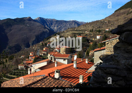 Die Hexen Dorf Triora, Imperia, Ligurien, Italien. Stockfoto