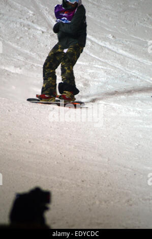 World Snowboard Tour GRAND PRIX DE RUSSIE Stockfoto