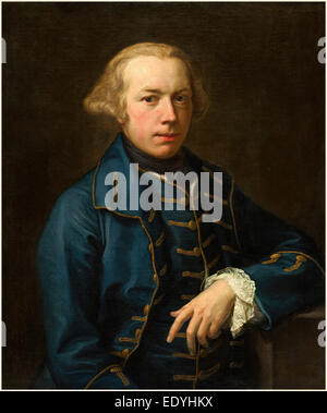 Pompeo Batoni, Italienisch (1708-1787), Portrait eines Edelmannes, c. 1762, Öl auf Leinwand Stockfoto