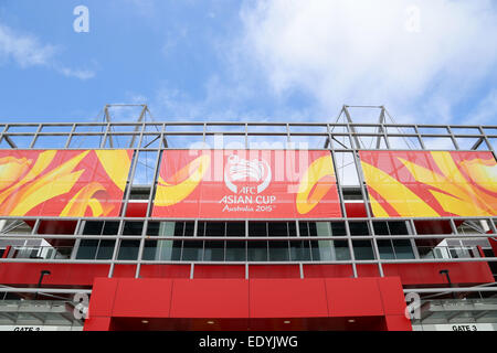 New South Wales, Australien. 12. Januar 2015. Newcastle-Stadion Fußball: AFC Asian Cup 2015 Australiengruppe D match zwischen Japan - Palästina Newcastle-Stadion in New South Wales, Australien. © Yohei Osada/AFLO SPORT/Alamy Live-Nachrichten Stockfoto