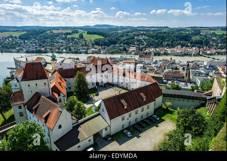 Veste Oberhaus-Festung, Altstadt, Passau, untere Bayern, Bayern, Deutschland Stockfoto