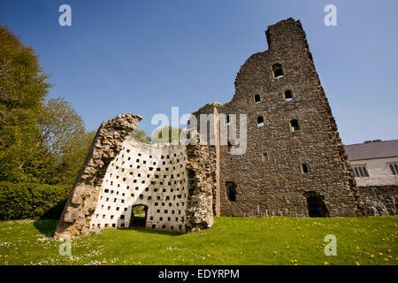 Großbritannien, Wales, Swansea, Gower, Oxwich Burg, Taubenschlag Ruinen Stockfoto