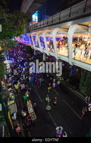 Silvester 2014-2015 in Bangkok, Thailand Stockfoto