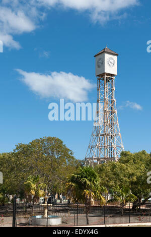 Dominikanische Republik, Nordküste, Monte Christi, Uhrturm Auf Dem Plaza del Reloj Stockfoto