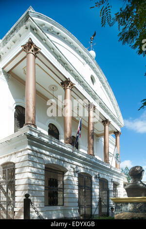 Dominikanische Republik, Cibao-Tal, Santiago De Los Caballeros, Centro Historico, Palacio Consistorial, erstellte Rathaus, beherbe Stockfoto