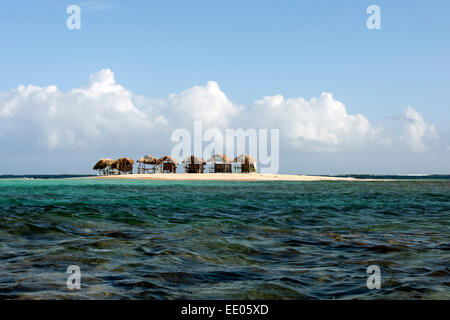 Dominikanische Republik, Nordküste, Punta Rusia (Punta Rucia), Insel Cayo Arena (Auch Isla Paraiso, Paradise Island), Stockfoto