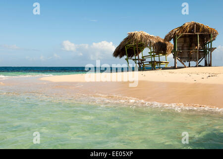 Dominikanische Republik, Nordküste, Punta Rusia (Punta Rucia), Insel Cayo Arena (Auch Isla Paraiso, Paradise Island), Stockfoto