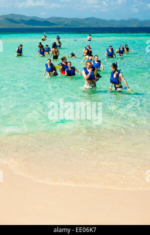 Dominikanische Republik, Nordküste, Punta Rusia (Punta Rucia), Insel Cayo Arena (Auch Isla Paraiso, Paradise Island), Stockfoto