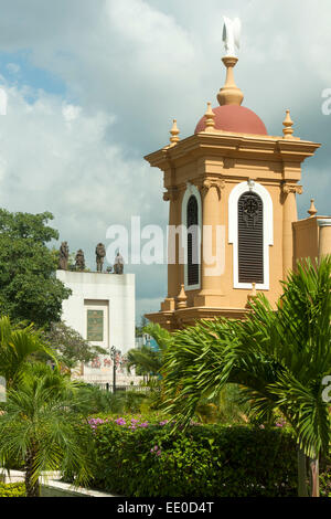 Dominikanische Republik, Südwesten, San Christobal, Kirche Nuestra Senora De La Consolacion, sterben der Diktator Trujillo 1946 Im n Stockfoto