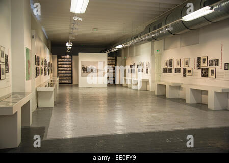 Zeitgenössische Kunst Zentrum Walter Benjamin, Ausstellung des spanischen bürgerlichen Krieg aus jüngster Zeit gefundenen negative, Perpignan, Frankreich Stockfoto