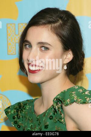 Beverly Hills, CA. 11. Januar 2015. Beverly Hills, Kalifornien, USA. 11. Januar 2015. Margaret Qualley auf der after-Party für HBO After Party für den Golden Globe Awards 2015 - Teil2, Circa 55 Restaurant im Beverly Hilton Hotel in Beverly Hills, CA 11. Januar 2015. Bildnachweis: James Atoa/Everett Collection/Alamy Live-Nachrichten Stockfoto