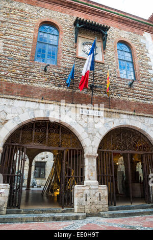 Rathaus (Hotel de Ville), Perpignan, Pyrenäen-Orientales, Frankreich Stockfoto