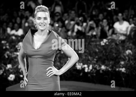 Venedig, Italien - SEPTEMBER 01: Schauspielerin Kate Winslet besucht die "Blutbad" Premiere während der 68. Filmfestspiele von Venedig auf Septem Stockfoto