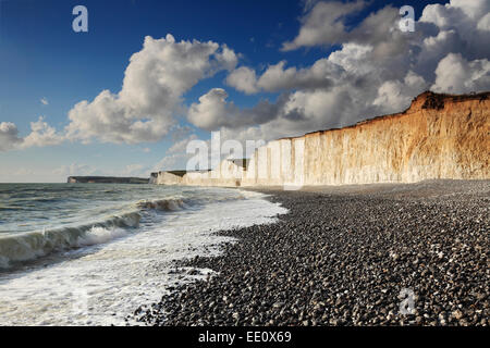 Von Noppen Lücke zu Cuckmere, East Sussex Stockfoto