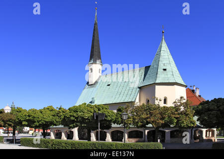 Deutschland, Bayern, Oberbayern, Altötting, Wallfahrtsort, Gnadenkapelle, Schwarze Muttergottes Stockfoto