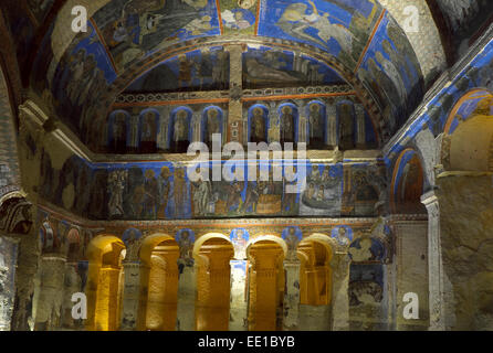 Tokali Kilise, Kirche der Provinz Schnalle, Göreme Open Air Museum, Nevsehir, Kappadokien, Türkei Stockfoto