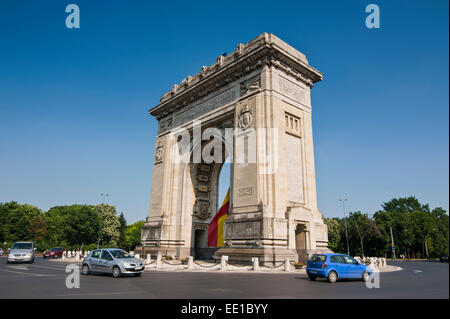 Arcul de Triumf, Triumphbogen, Bukarest, Rumänien Stockfoto