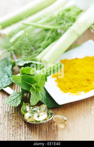 NATÜRLICHE MEDIZIN Stockfoto