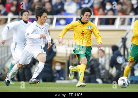 Sitama-Stadion 2002, Saitama, Japan. 12. Januar 2015. Ryosuke Kato (Seiryo), 12. Januar 2015 - Fußball: 93. alle Japan High School Fußballturnier-Finale match zwischen Maebashi Ikuei 2-4 Seiryo Sitama Stadion 2002, Saitama, Japan. © Yusuke Nakanishi/AFLO SPORT/Alamy Live-Nachrichten Stockfoto