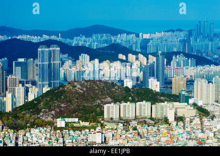 City Skyline, Busan, Südkorea, Asien Stockfoto