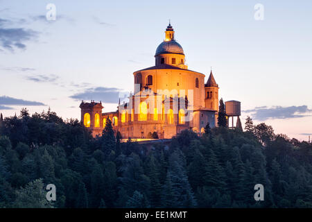 Das Heiligtum der Madonna von San Luca, Bologna, Emilia-Romagna, Italien, Europa Stockfoto