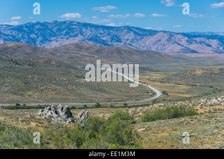 Zeigen Sie über Sawtooth National Forest nördlich von Sun Valley, Idaho, Vereinigte Staaten von Amerika, Nordamerika an Stockfoto