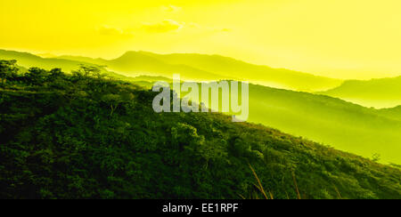 Landschaft der Layer Berg, Chiang Rai, Thailand Stockfoto