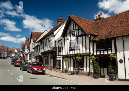 UK England, Suffolk, Lavenham, High Street, The Swan Hotel Stockfoto