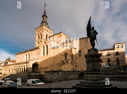 Kirche San Martin. Segovia, Kastilien-León, Spanien. Stockfoto