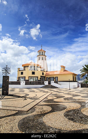 Marina Resort am konisch auf Ostküste der Insel Madeira, Portugal Stockfoto